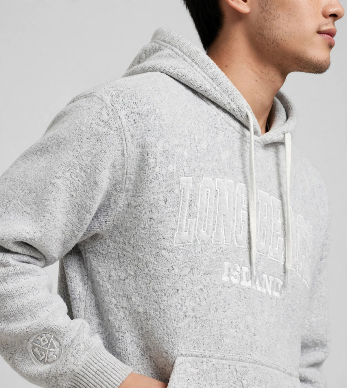 LONG BEACH Grey Hoodie
