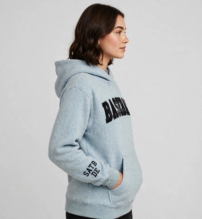 BASEBALL Sherpa Blue Hoodie