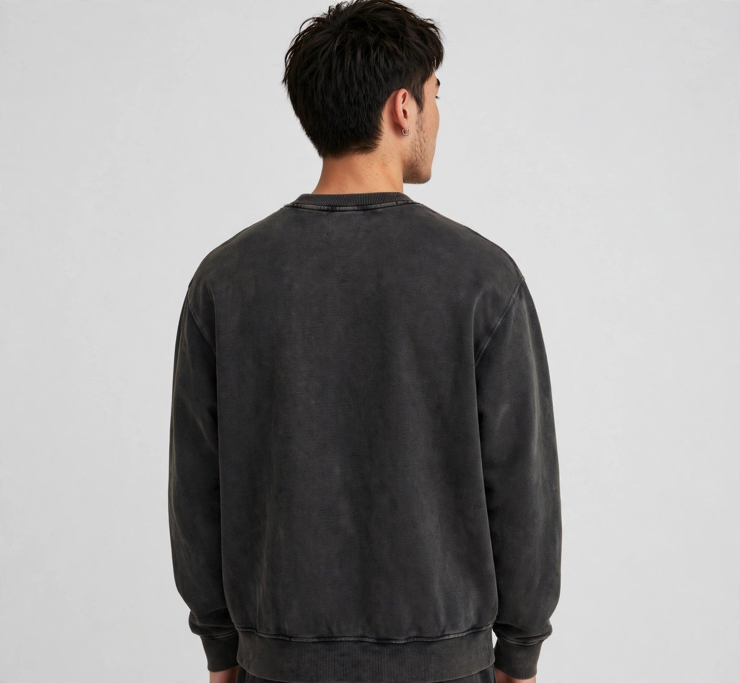 Charcoal Oversize Sweat Shirt