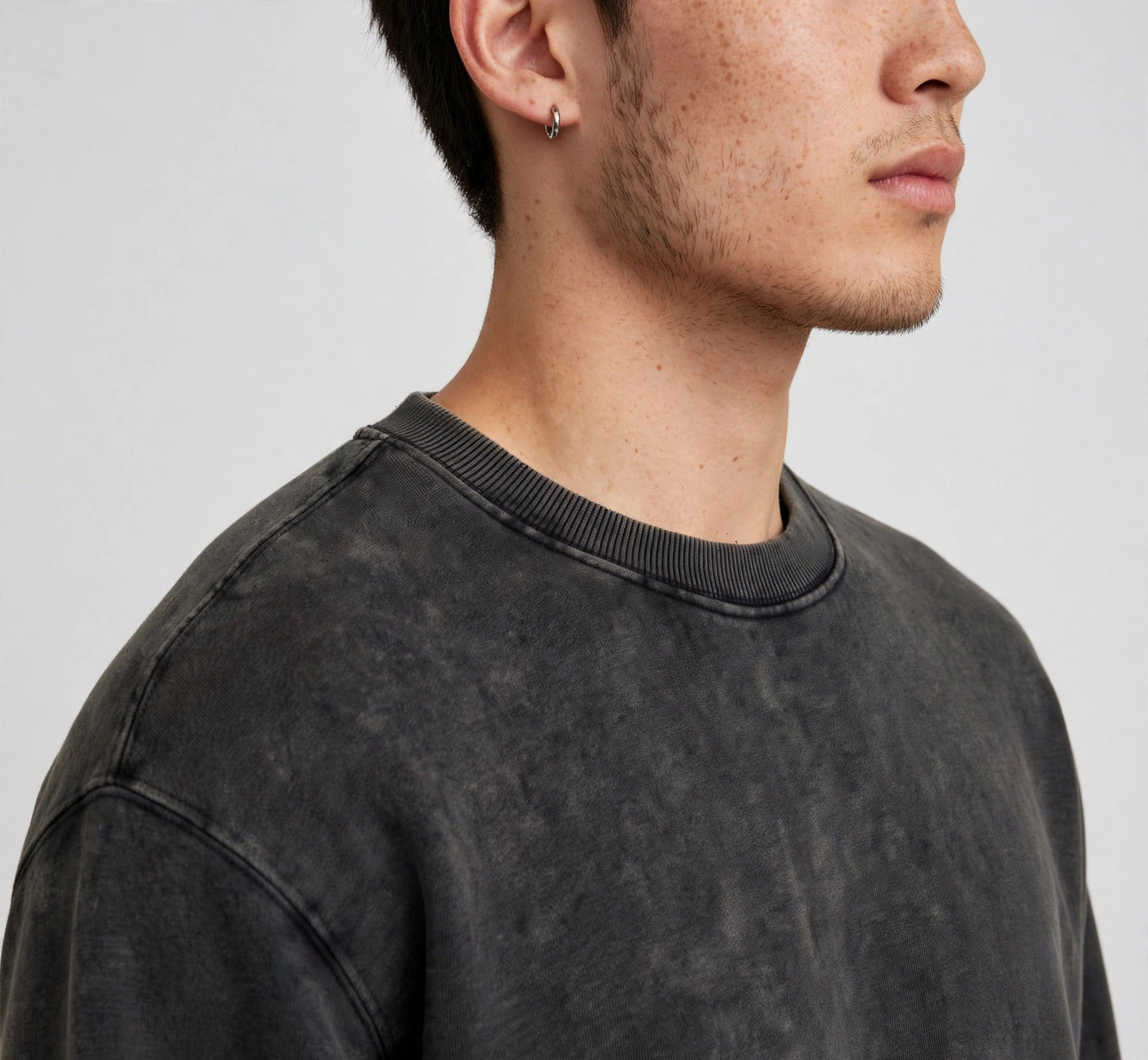 Charcoal Oversize Sweat Shirt