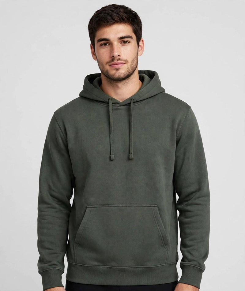 Dark Greenish Plain Hoodie