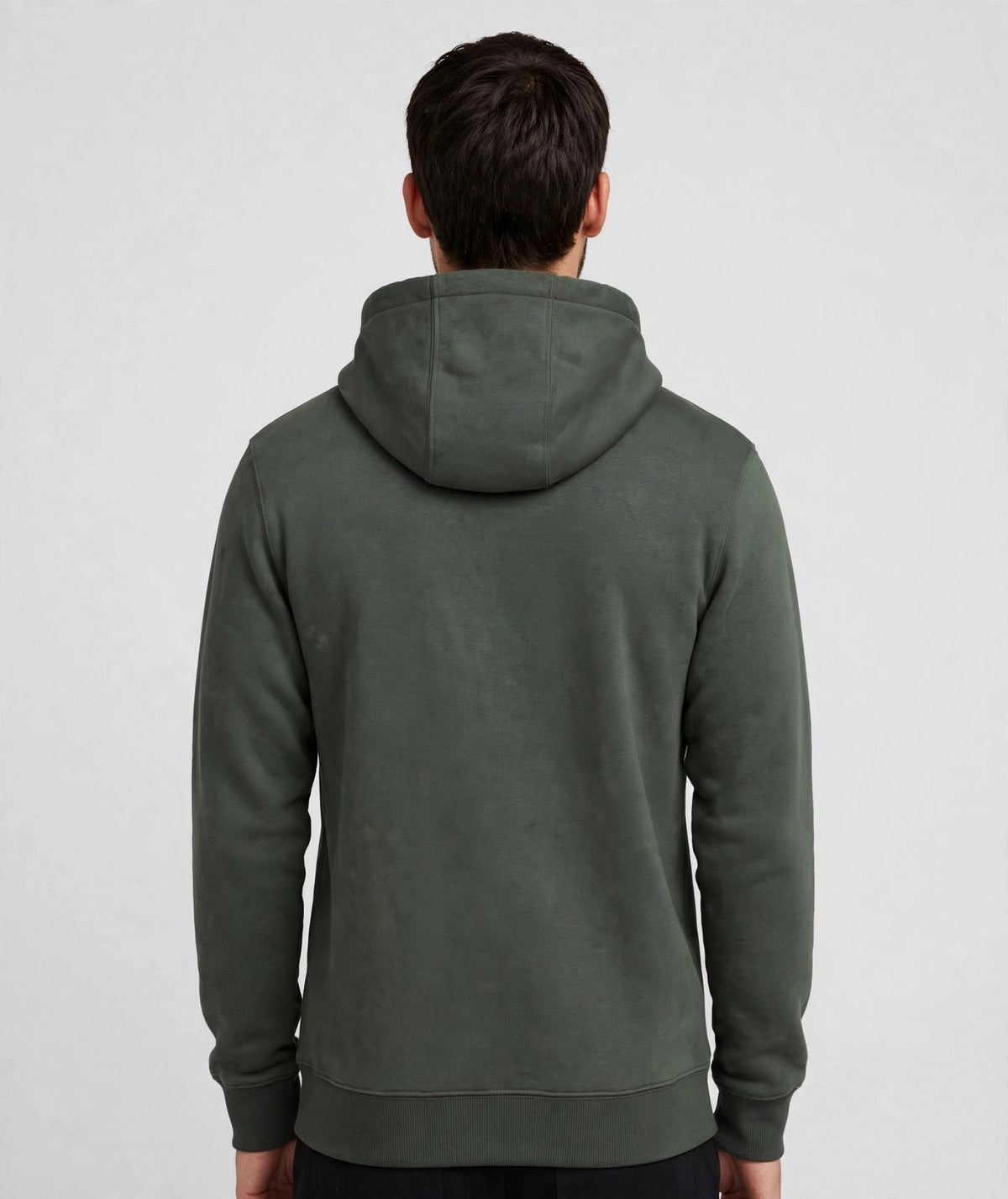 Dark Greenish Plain Hoodie
