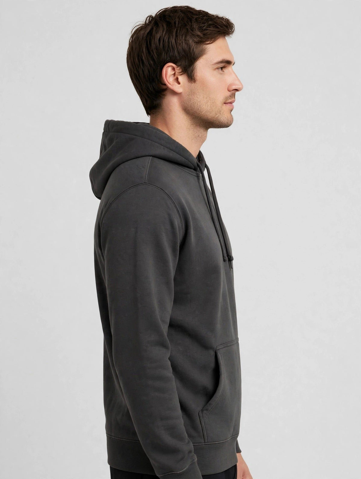 Charcoal Black hoodie